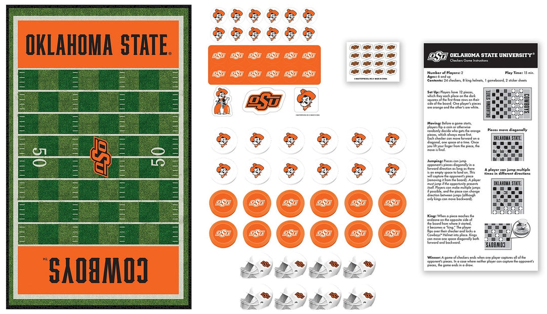 Oklahoma State Cowboys NCAA Checkers