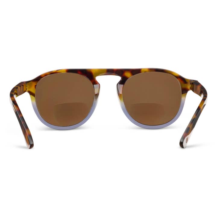 Neptune Bifocal Sun sunglasses with polycarbonate frames in black featuring polarized lenses and spring hinges.