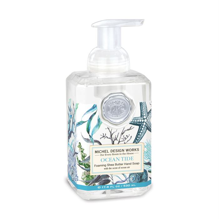 Spring Foaming Soap bottle with a white pump dispenser against a neutral background.