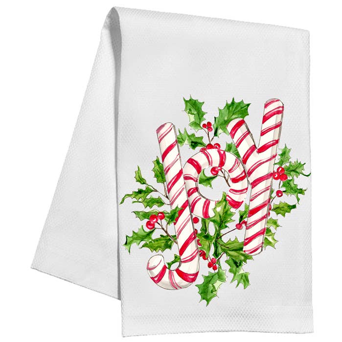 Black cotton kitchen towel with white text reading 'Remember as Far as Anyone Knows We Are a Nice & Normal Family'.