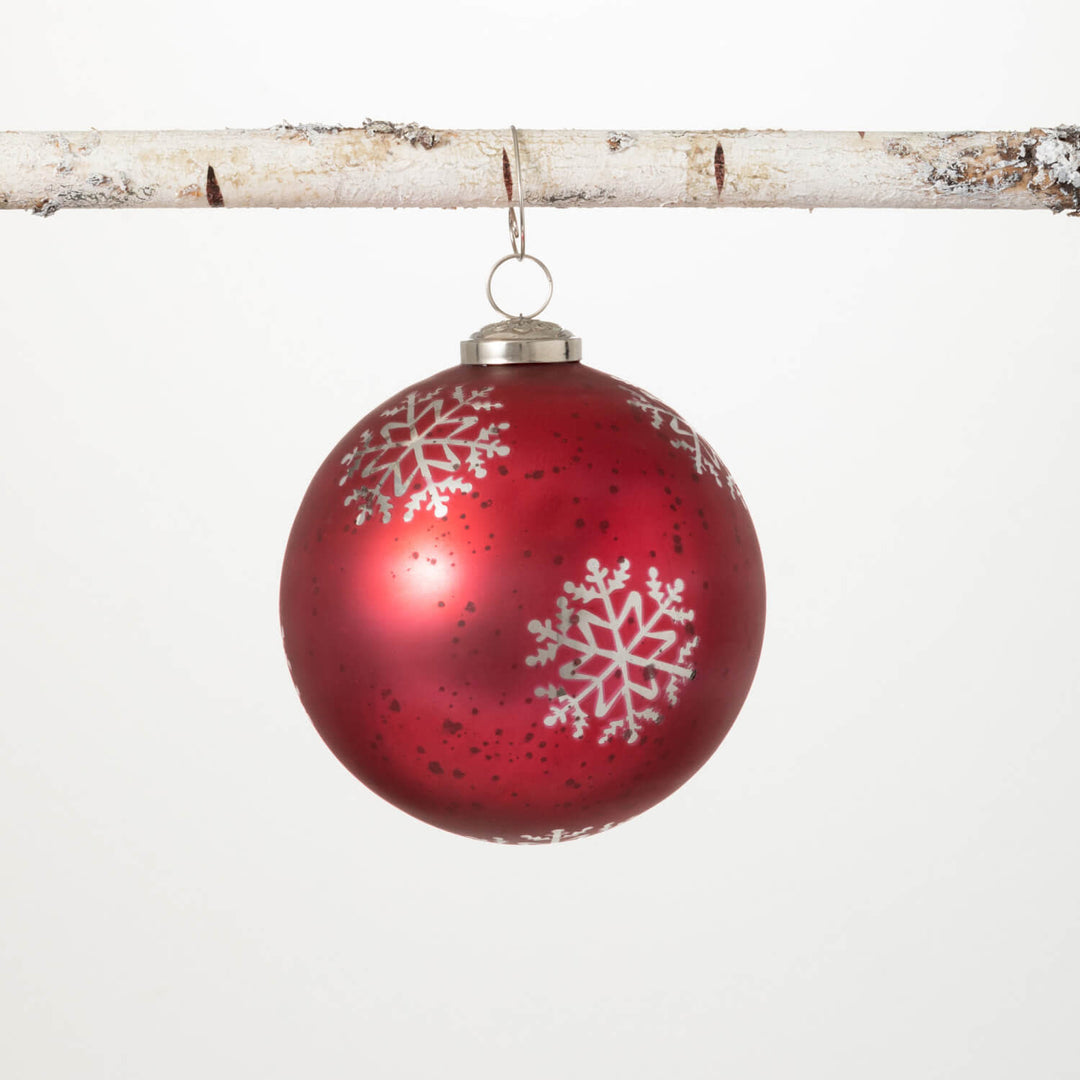 SNOWFLAKE BALL ORNAMENT
