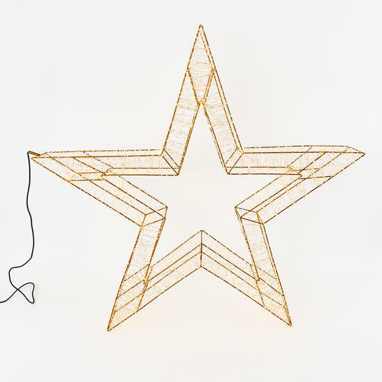 98.5" Oversize Star Wire with LED Light