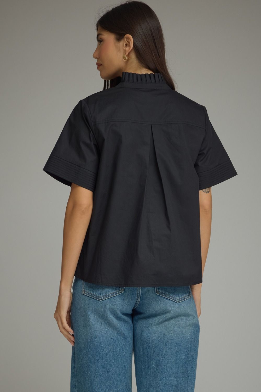 Addison - Short Sleeve Flare Top