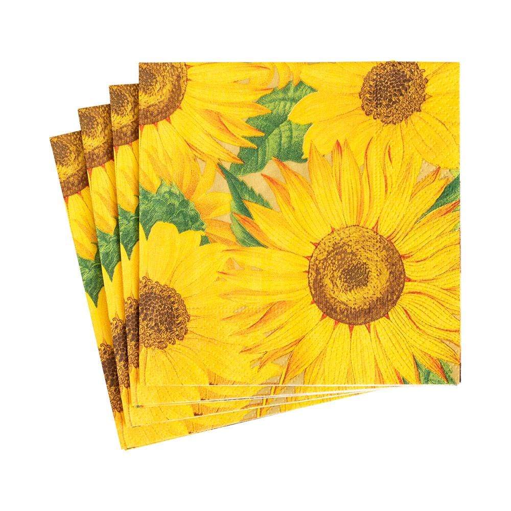 Packaged cocktail napkins with triple-ply construction.