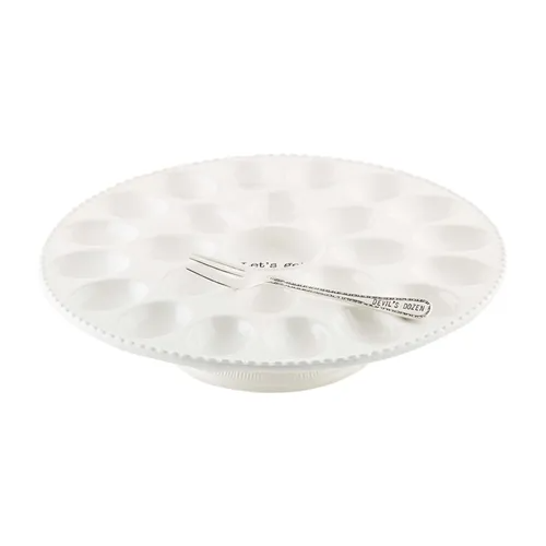 Deviled Egg Pedestal Platter
