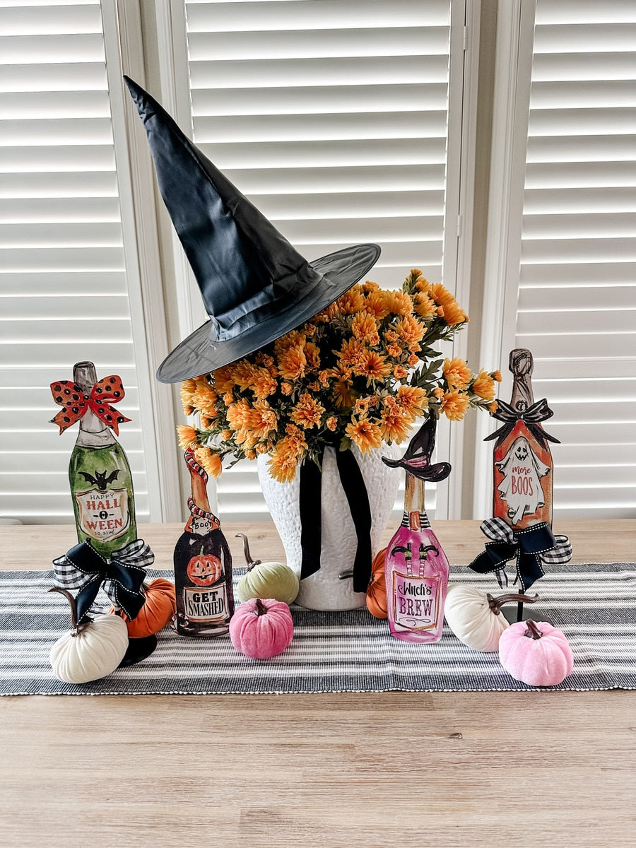 Spooky Wine Bottle