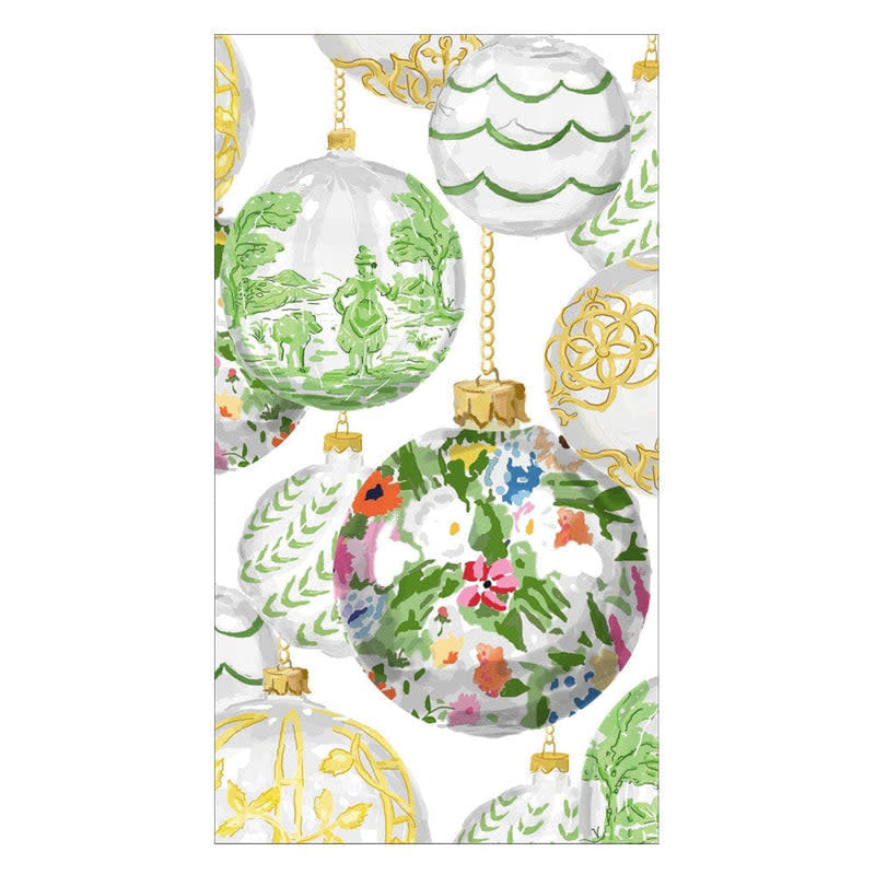 Triple-ply Savannah paper guest towel with water-soluble ink print