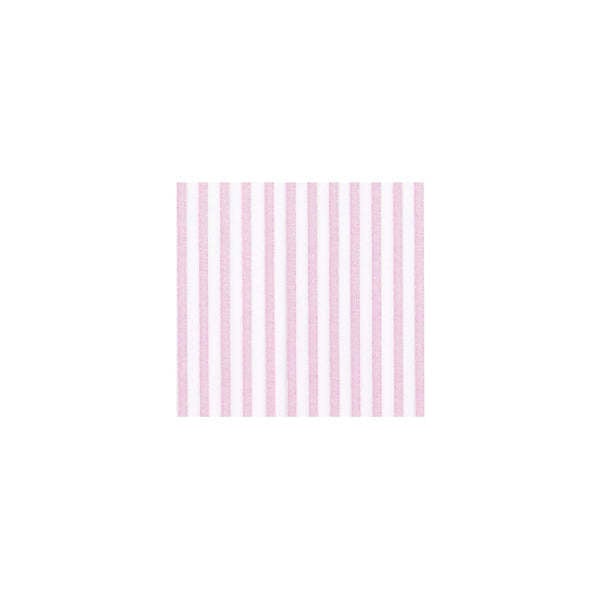 Pink spunlace dot cocktail napkins folded in a square shape.