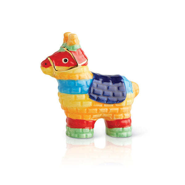 Colorful Party Animal plush toy with a festive friendly face.