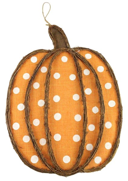 Vine/Fabric Pumpkin