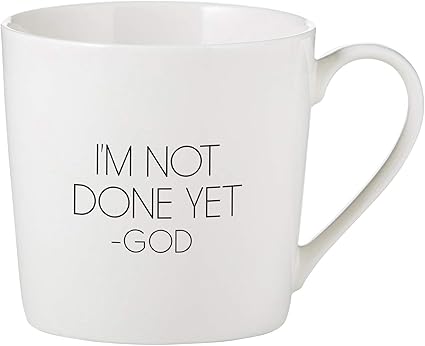 Bone China cafe mug with a classic signature-style silhouette.