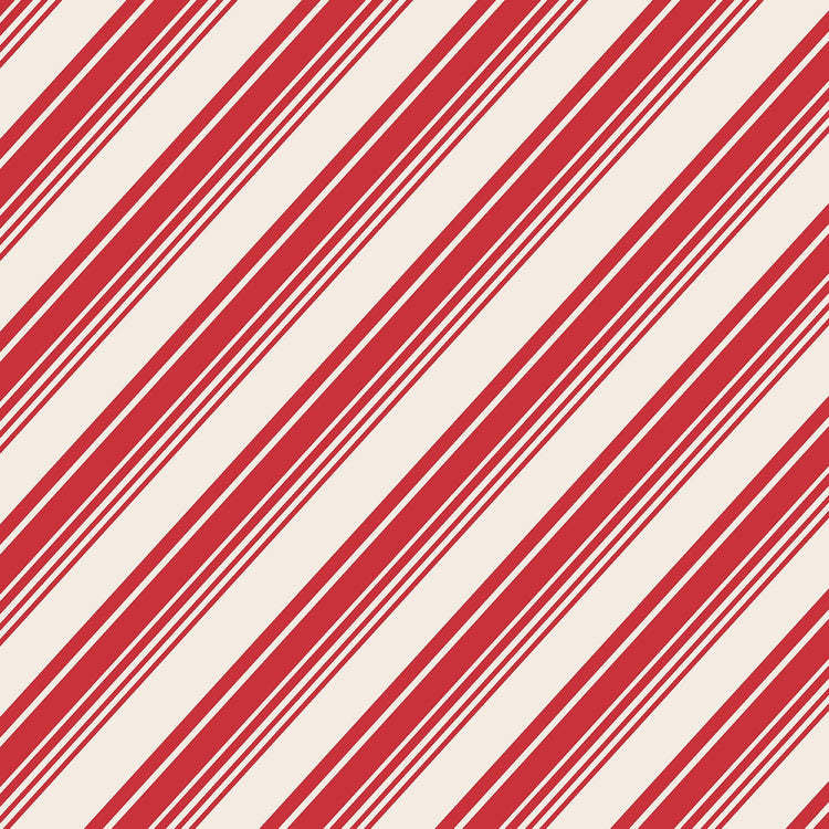 Peppermint Stripe Cocktail Napkin