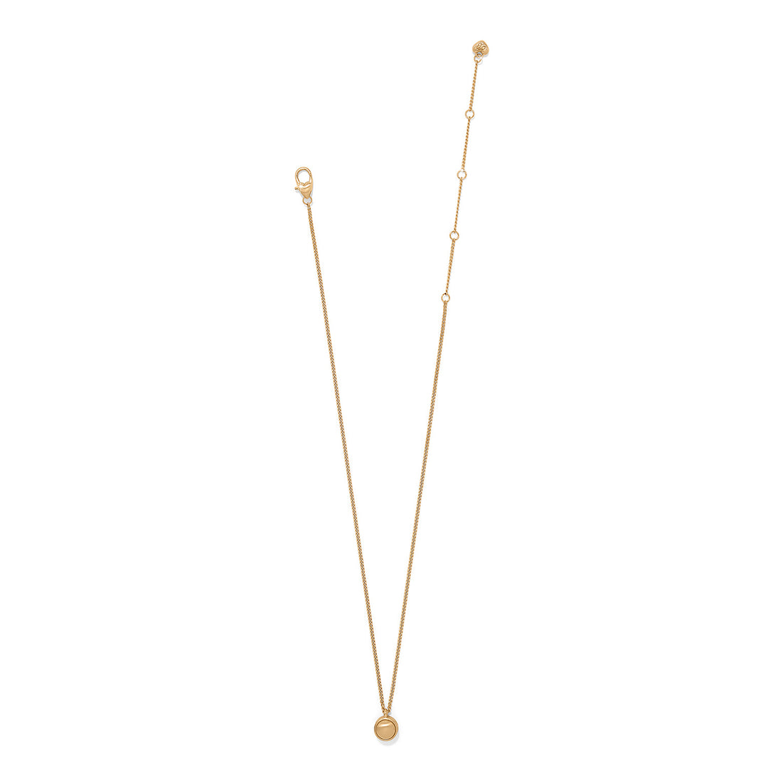 Contempo Nuevo Petite Dome Necklace Gold