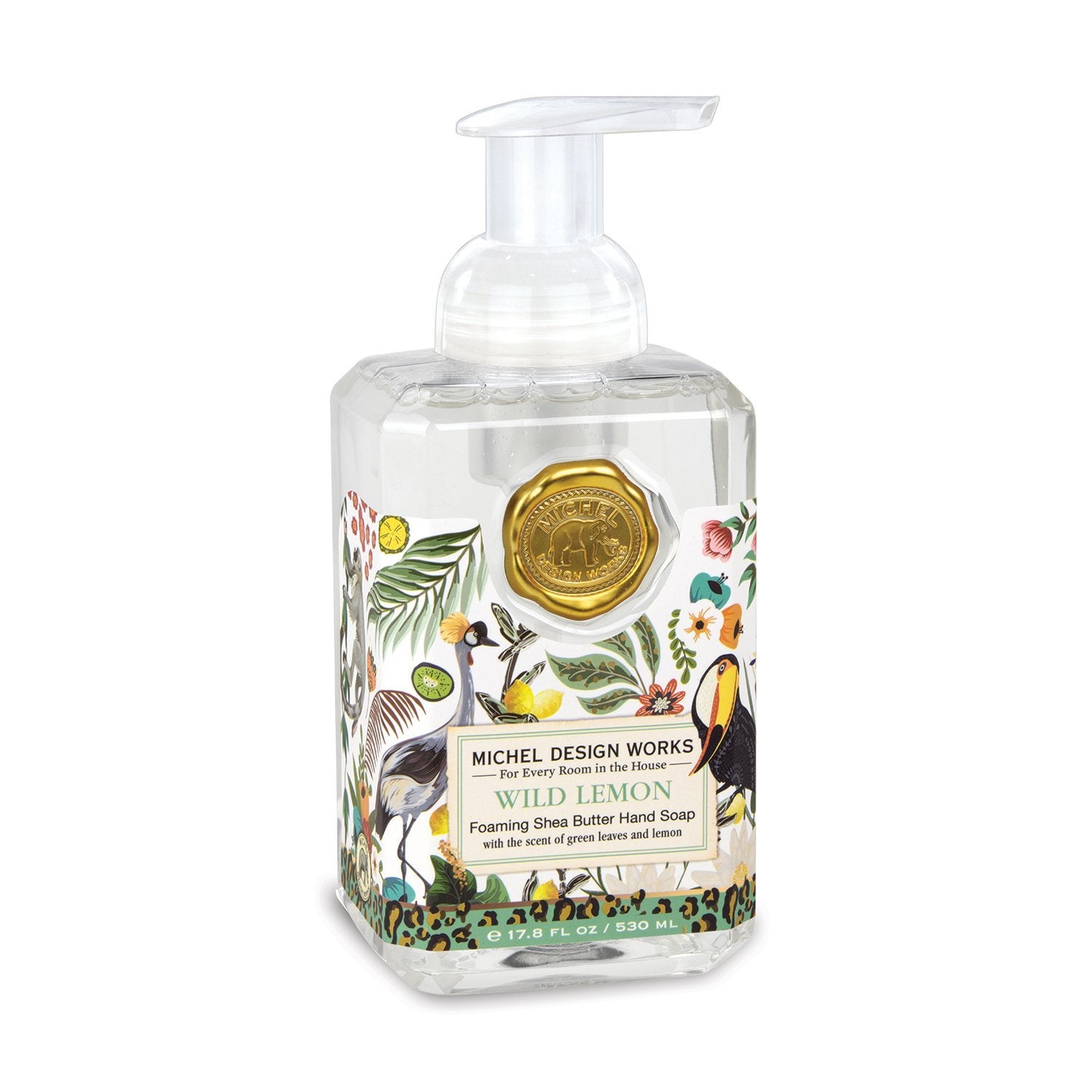 Spring Foaming Soap bottle with a pump dispenser