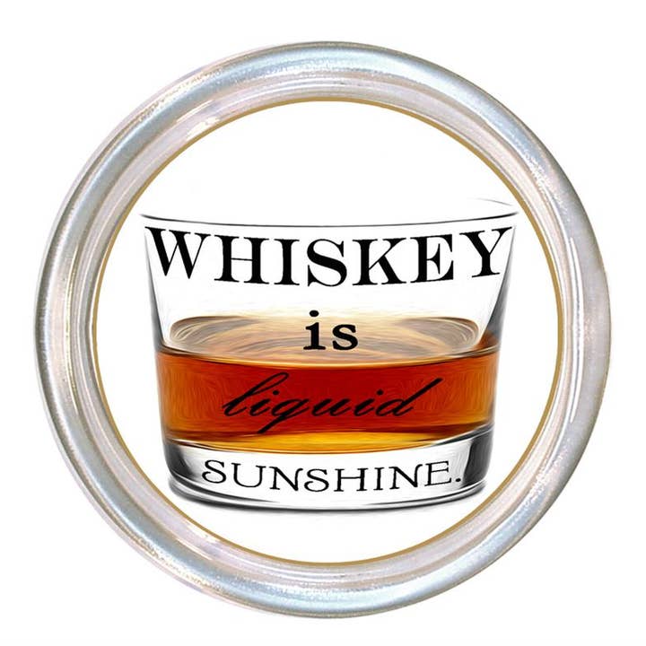 Glass coaster with a high rim to prevent spills, featuring black velvet backing.