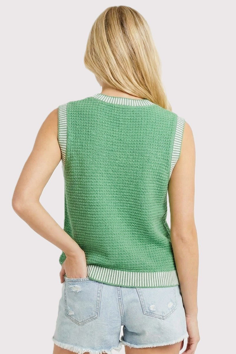 Hallie Waffle Textured Sweater