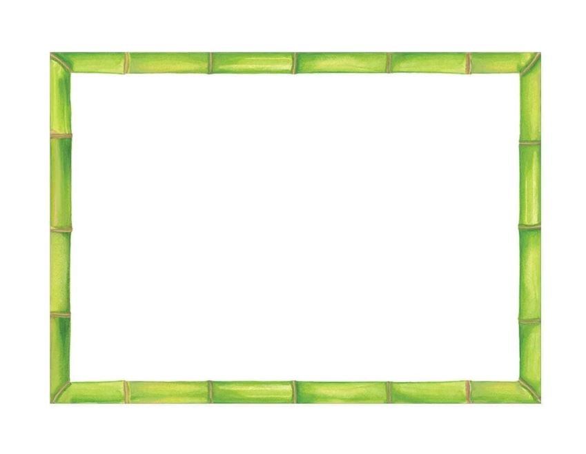 Pack of self-adhesive bamboo name labels measuring 2 by 3 inches.