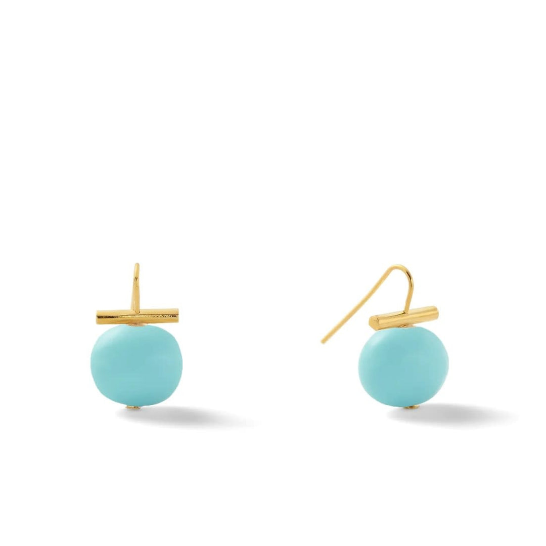 Medium Pebble Pearl Ear Wire