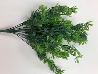 PLS Filler Bush X12 in green with multiple textured artificial foliage stems.