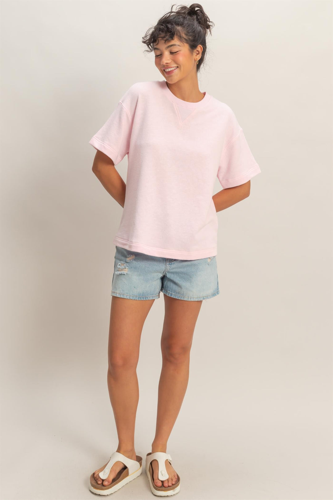 Airine Crew Neck Short Sleeve Top