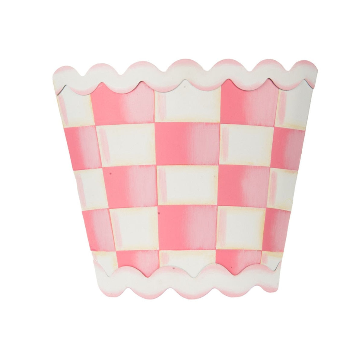 Ric Rac Pocket stand-alone organizer in beige with a ric rac pattern.