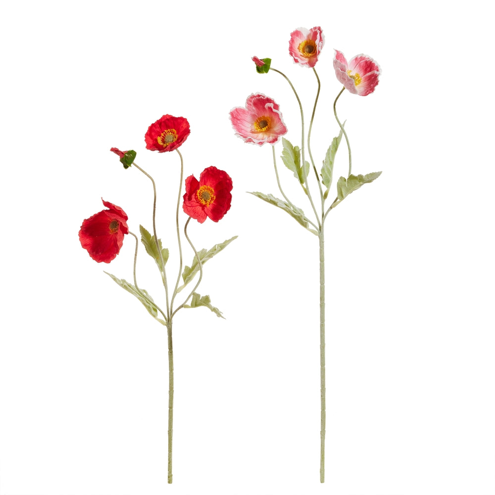 A single 3-inch polyester spray bloom in a natural tan color with realistic petal texture.