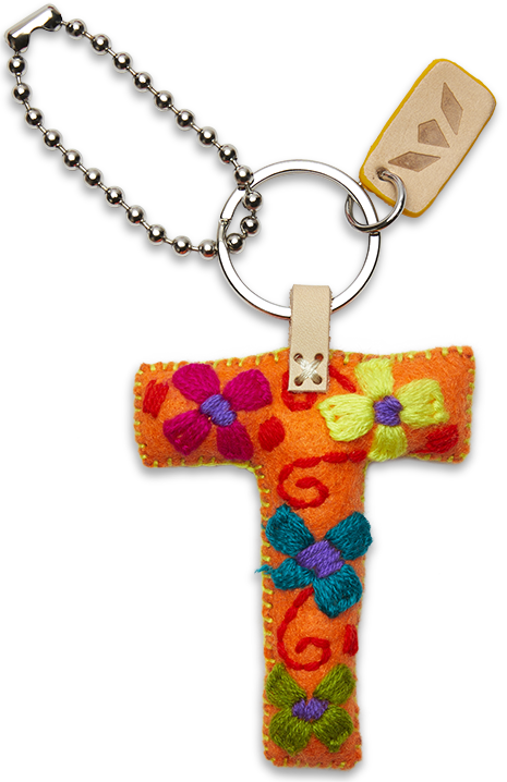 Felt Letter Charm