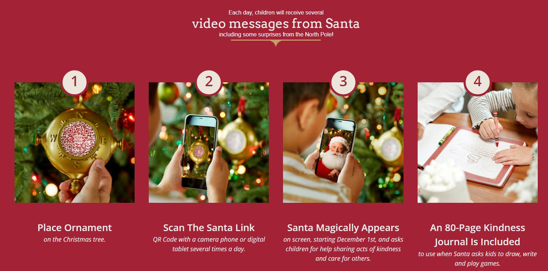 Santa's Kindness Ornament & Journal