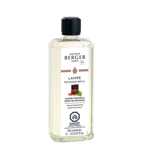 Lampe Berger recharge refill bottle with clear liquid inside