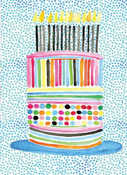 A6 birthday card with matching envelope featuring the message 'You are a blessing' printed locally in Austin.