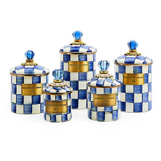 Royal Check Canister- Medium