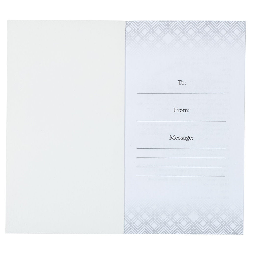 Softcover book with indigo blue cover featuring silver-foiled title 'Promises from the Word For Men'.