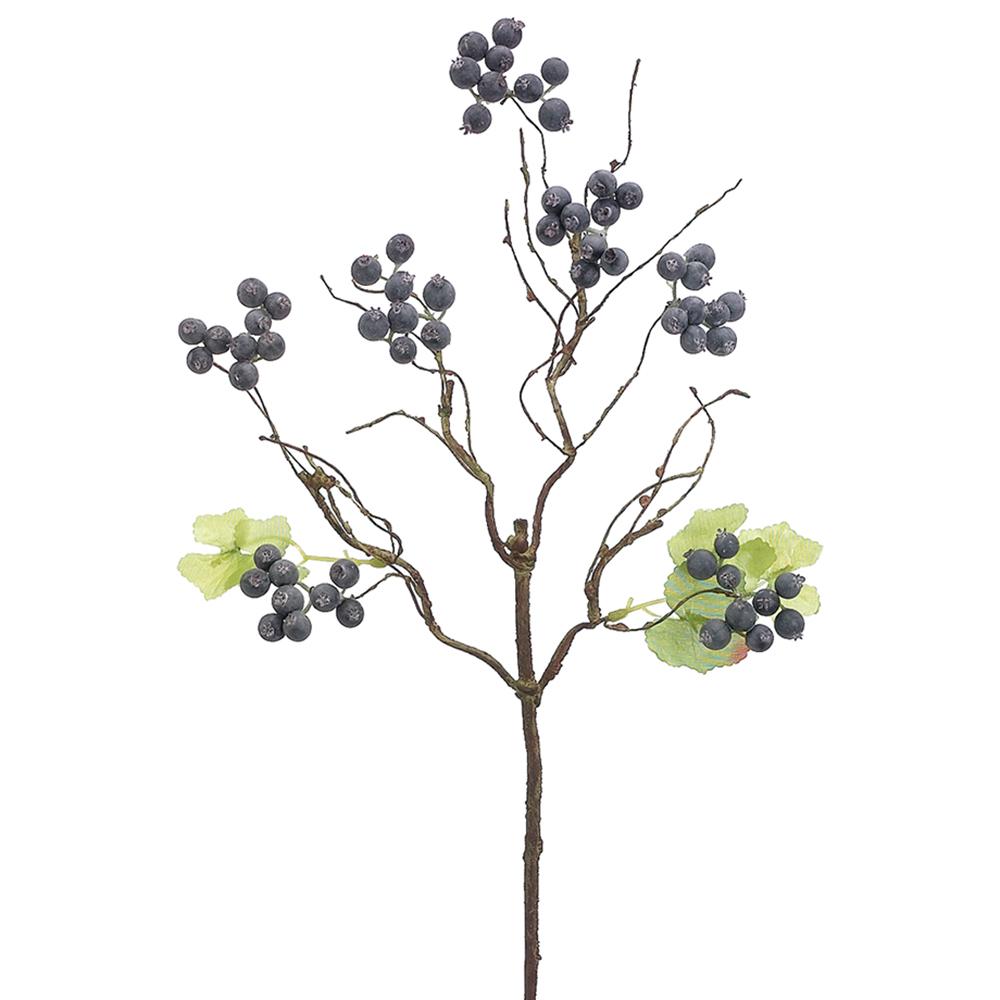 22" Berry Spray Blue Gray