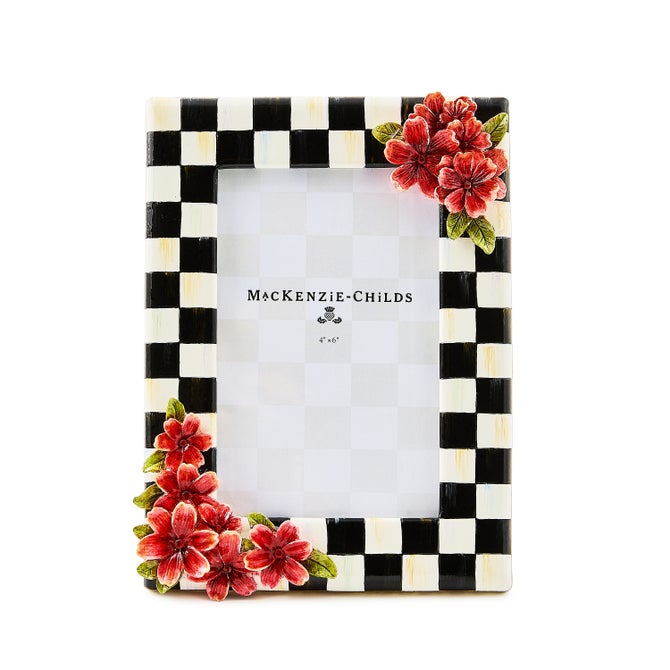 4" x 6"  Courtly Check Floral Frame
