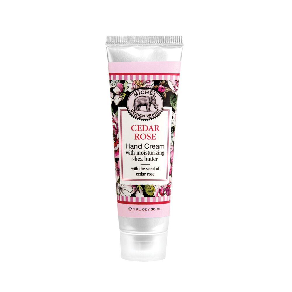 Mini tube hand cream in honey almond scent with sweet almond fragrance notes.