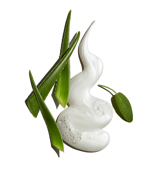 White bottle of Pure Clean Daily Facial Cleanser with pump dispenser