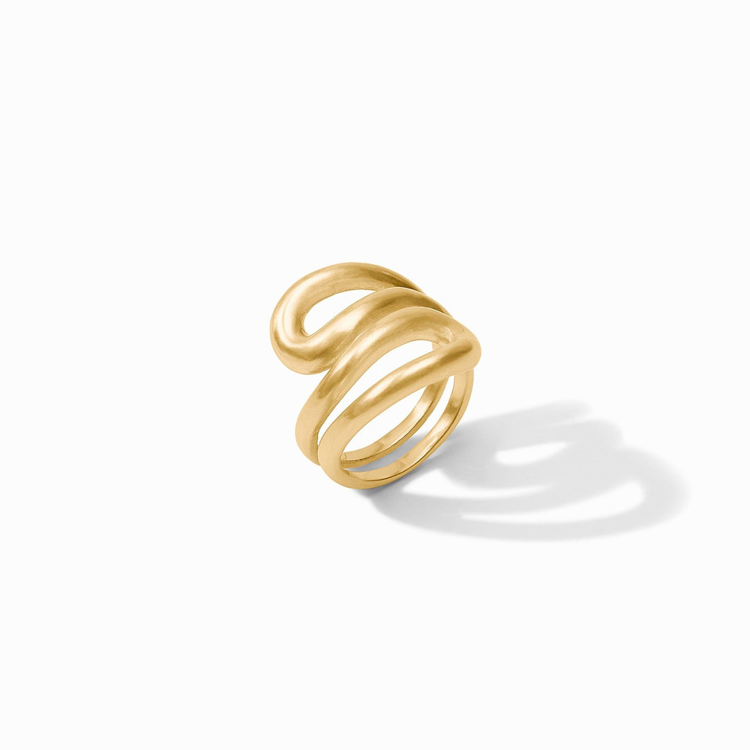 Wave Wrap Ring Gold