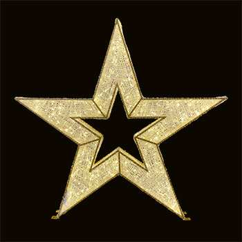 Star Warm White/Gold Frame