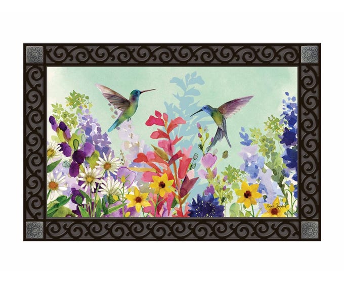 MatMate doormat tray insert with non-slip recycled rubber backing