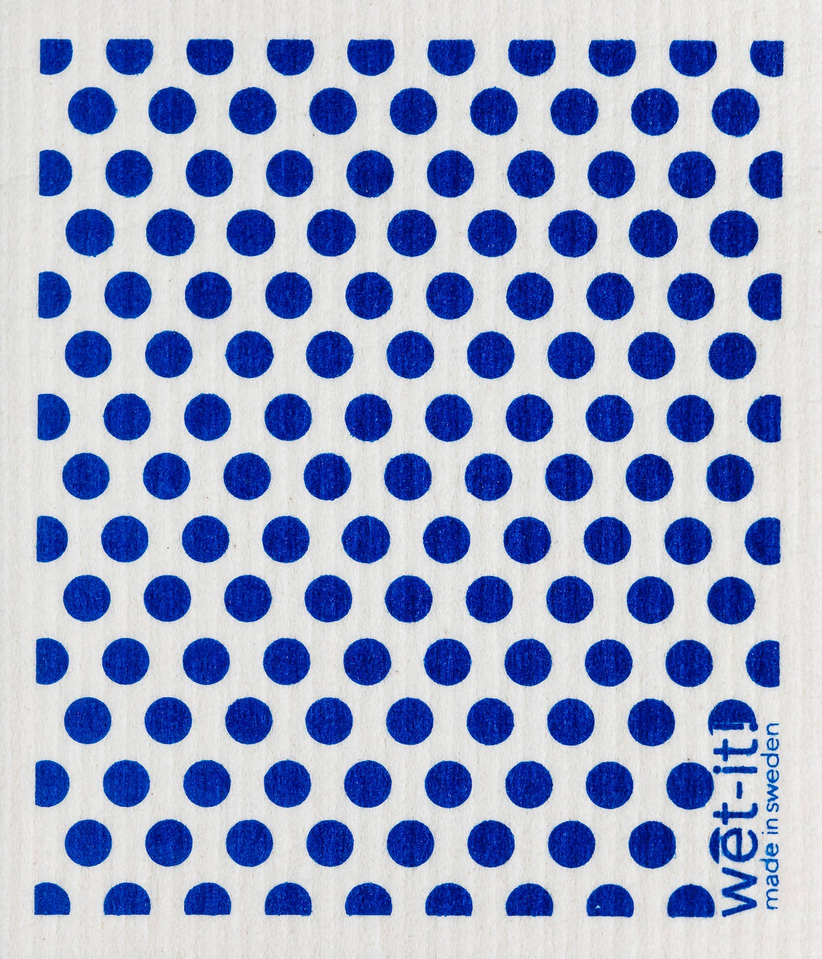 White Swedish superabsorbent cloth with a soft texture designed for cleaning surfaces.