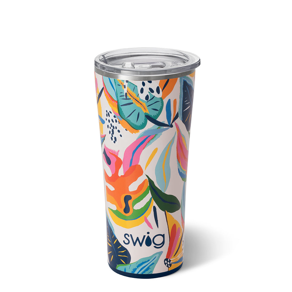 Matte black 22oz stainless steel tumbler with silicone base