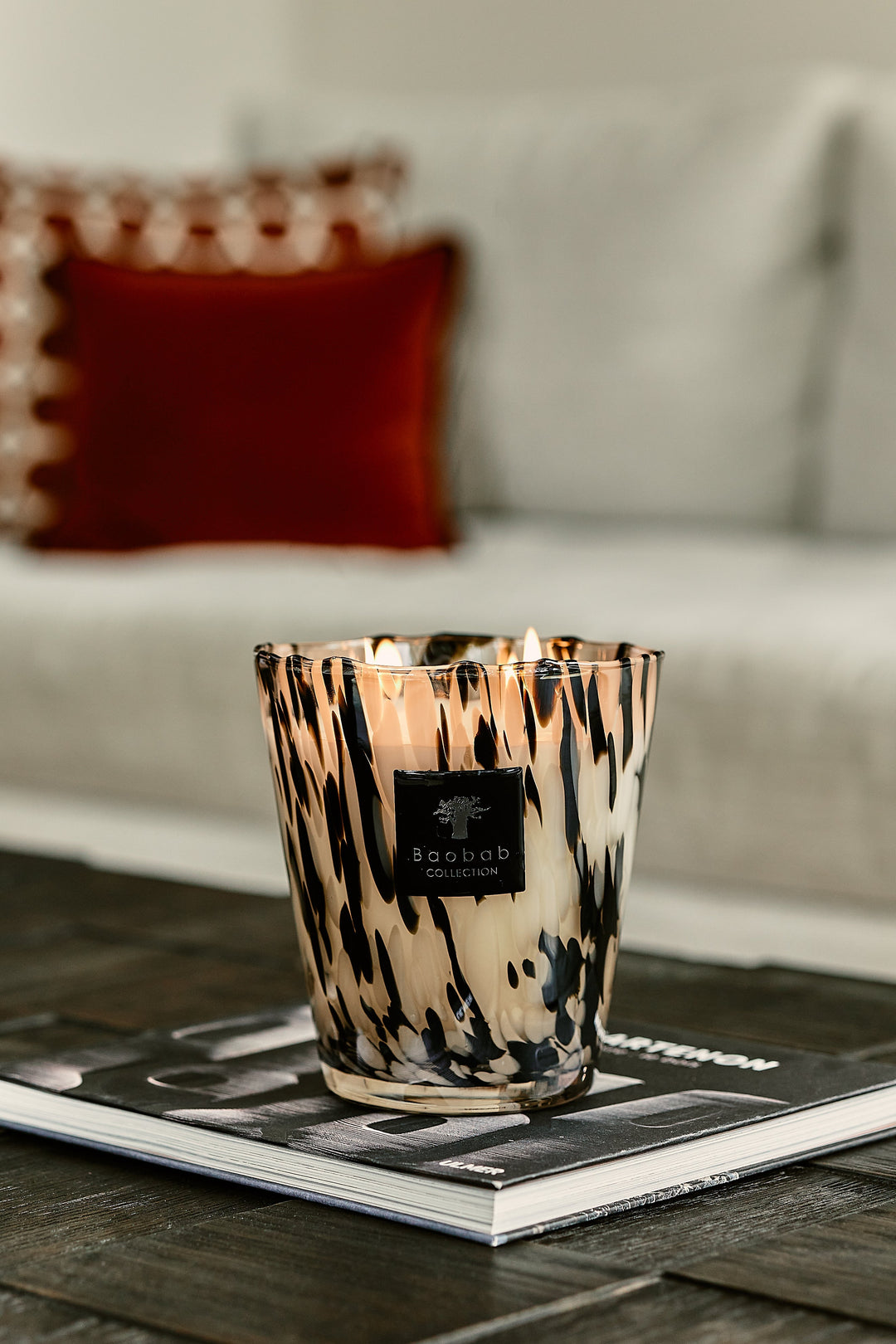 Candle Pearls Black