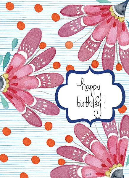 A6 birthday card with matching envelope featuring the message 'You are a blessing' printed in black text on white paper.