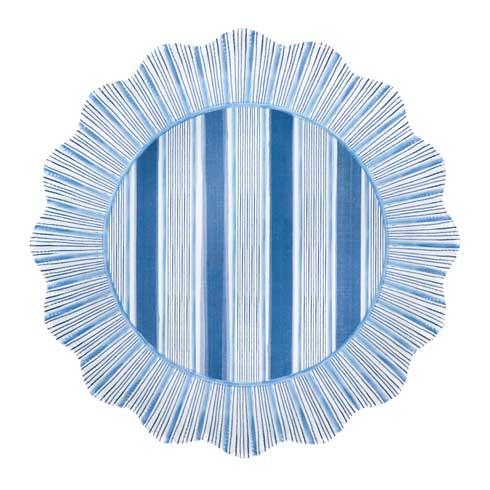 Cabana Stripe Melamine Dinner Plate