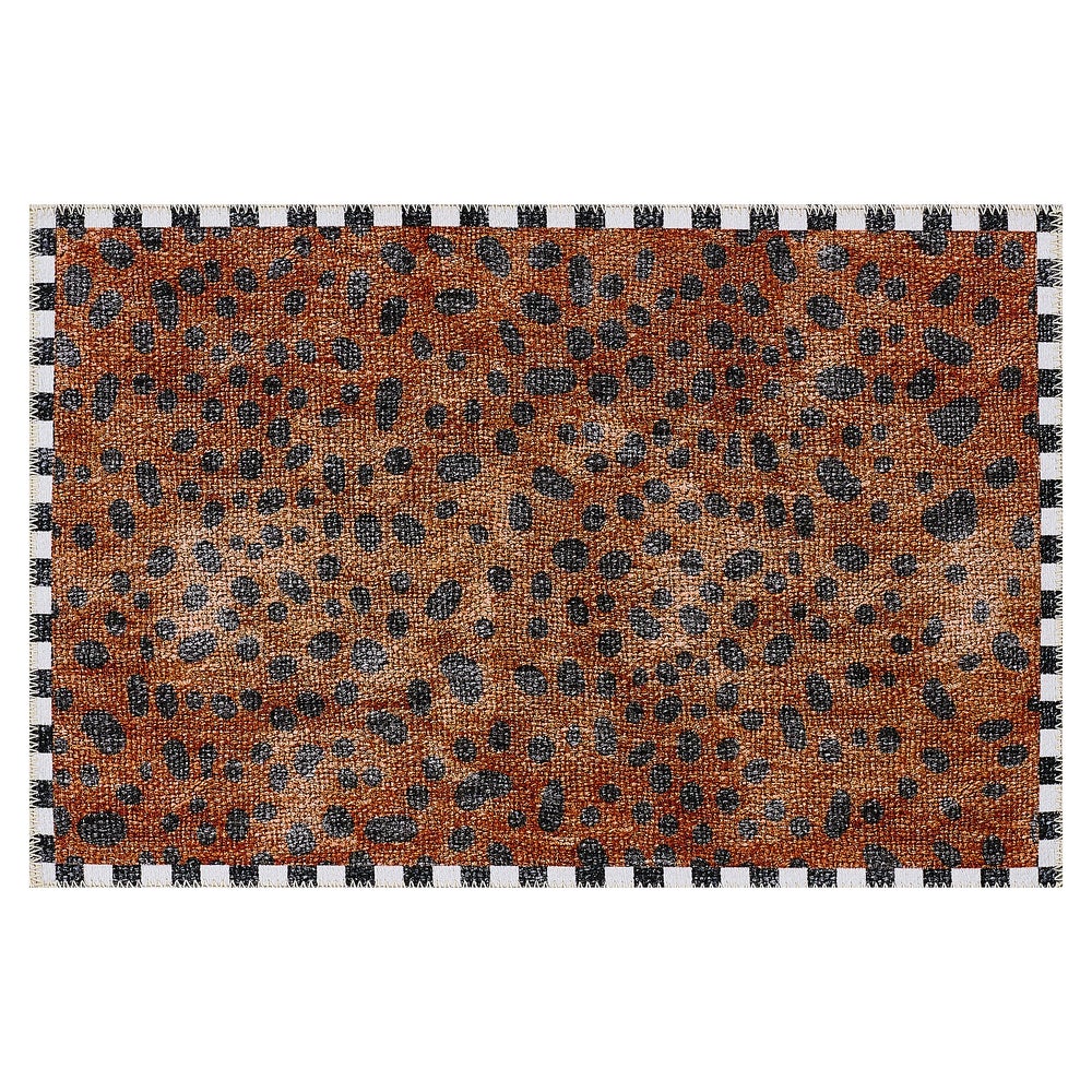Cheetah 2' x 3' Washable Rug