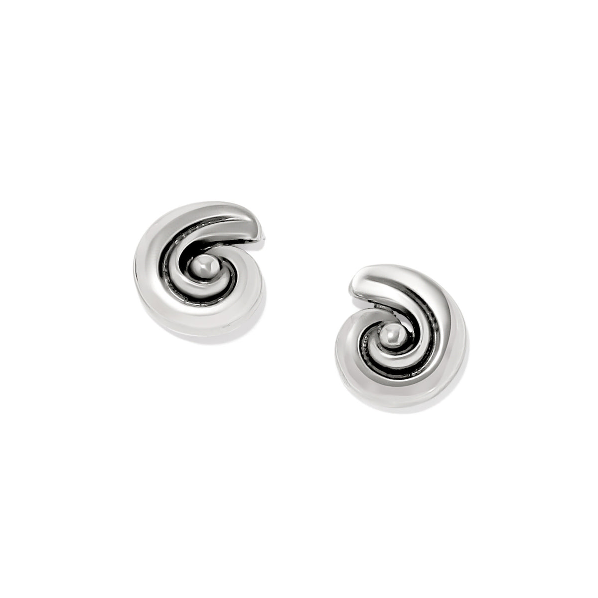 Silver plated French wire post earrings with a delicate drop silhouette.