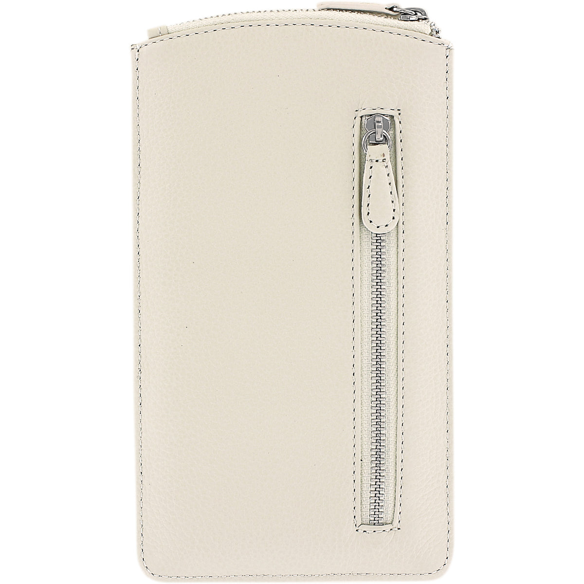 Ferrara leather eyeglass pouch with ziptop closure