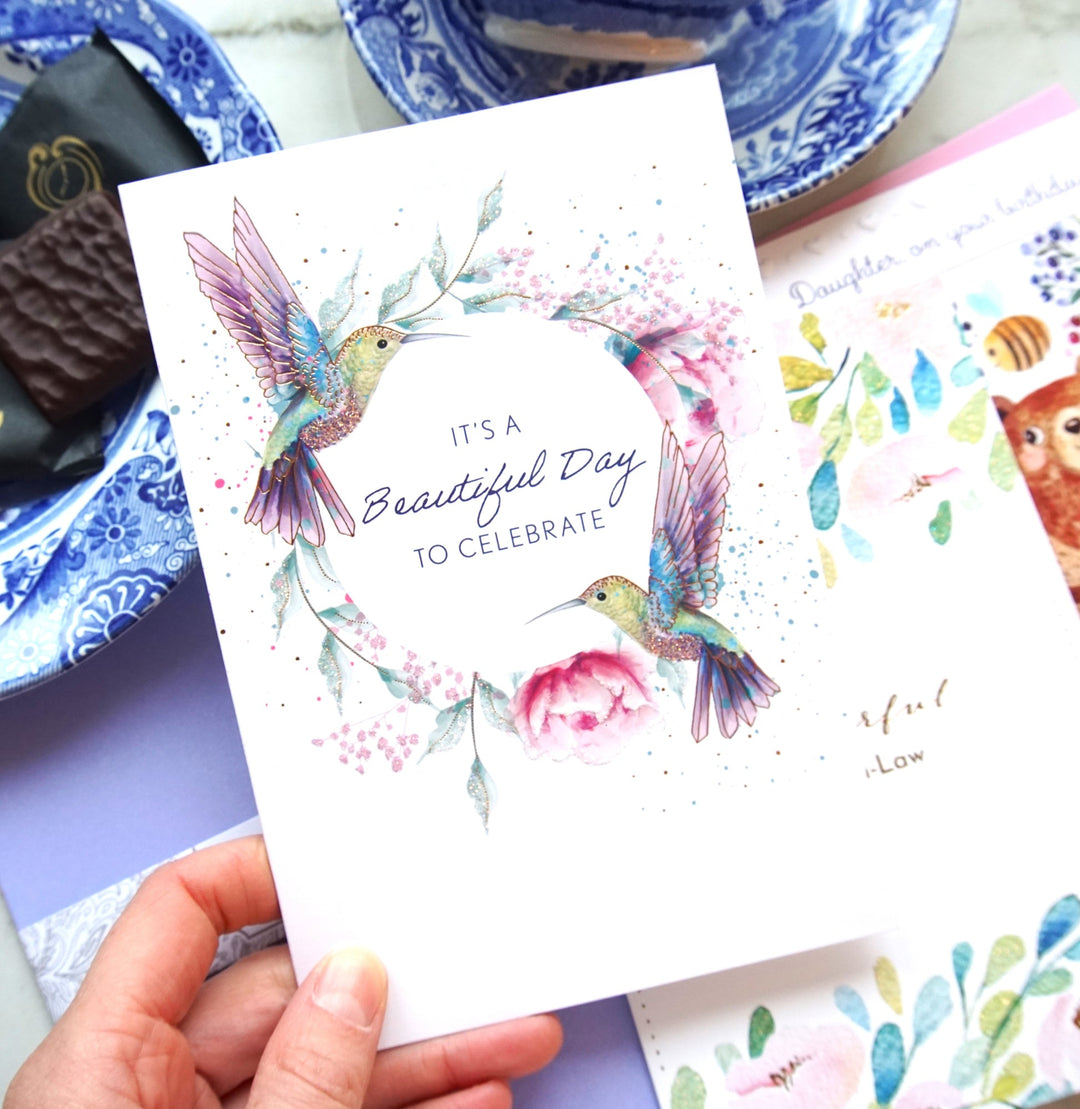 Occasion - Birthday Hummingbird Wreath