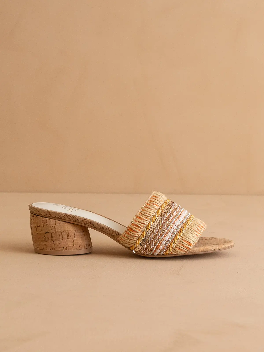 The Talum Orange Versatile Vacation Summer Sandal