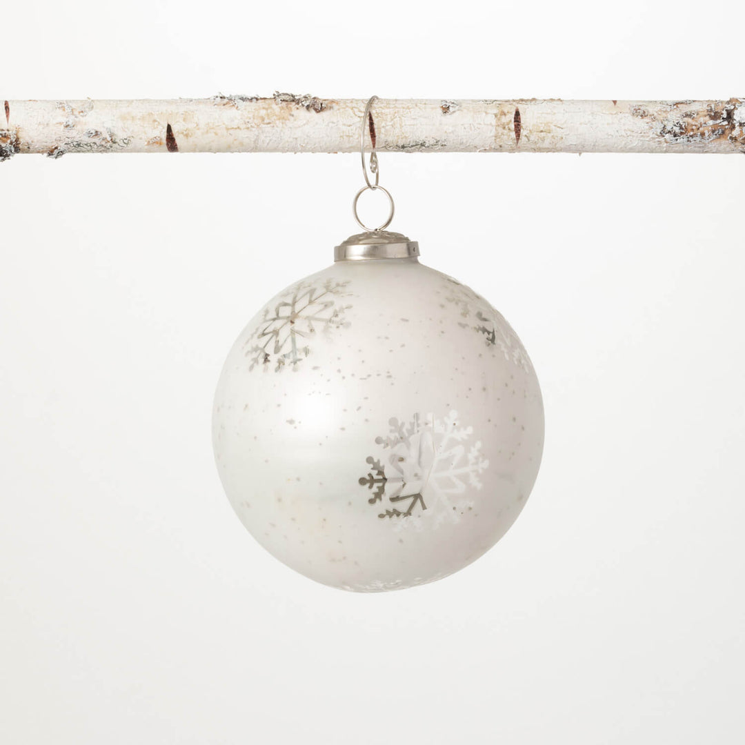 SNOWFLAKE BALL ORNAMENT